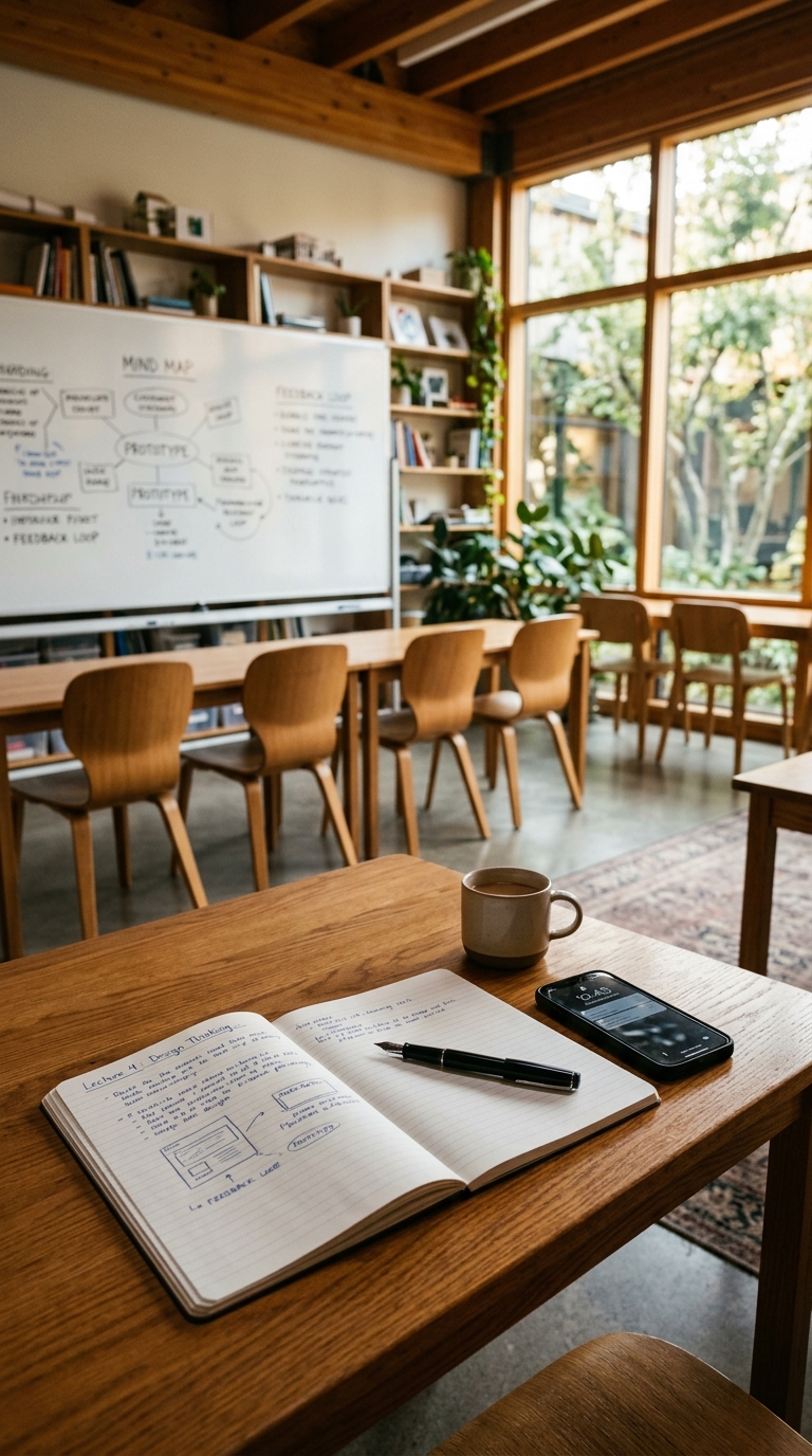 Ảnh Bối Cảnh Coworking Space & Bàn Gỗ Mới